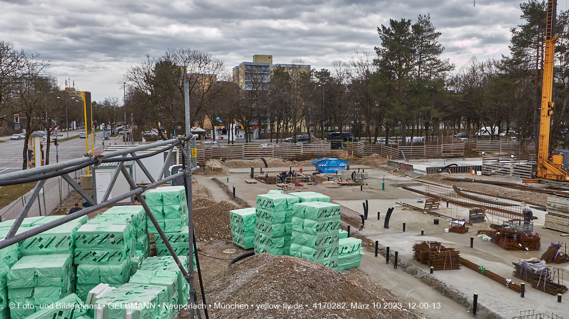10.03.2023 - Baustelle Zum Haus für Kinder in Neuperlach
